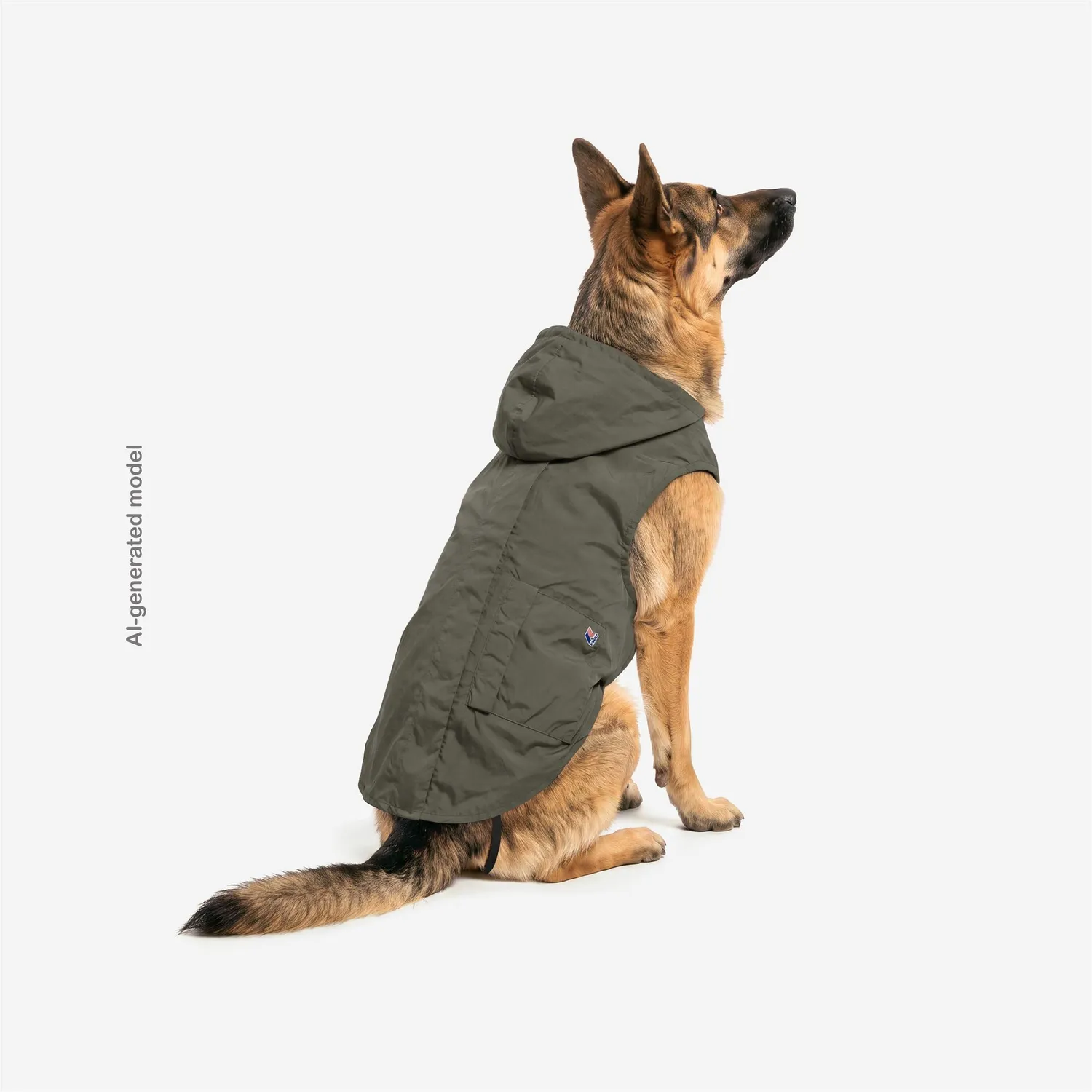 K-Way Buddy Le Vrai 4.0 haina caini verde impermeabila