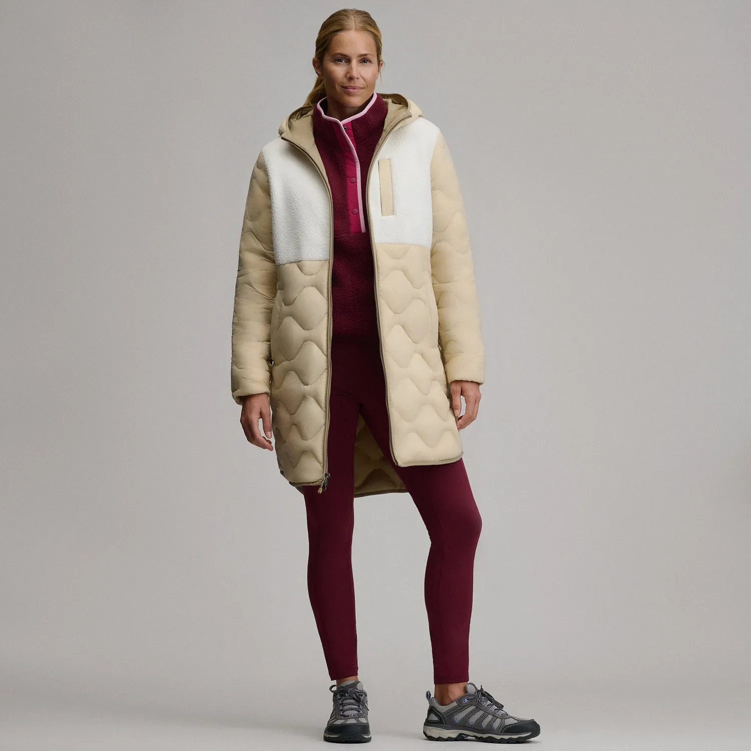 Eddie Bauer Down Colorblocked Parka parka Jute puf