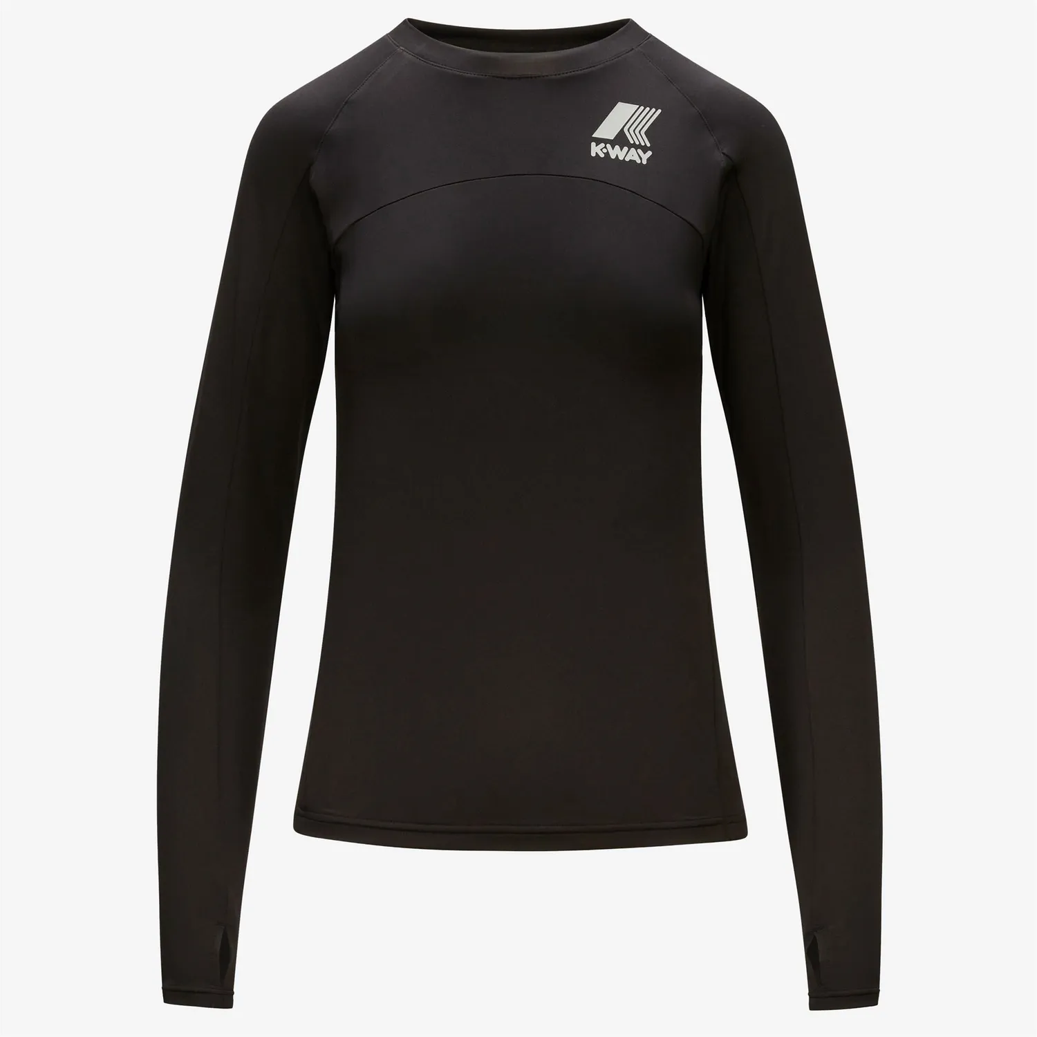 K-Way Margaret tricou sport dama negru respirabil second-skin