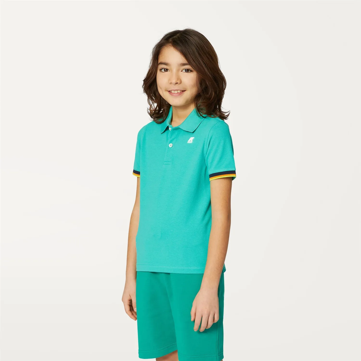 K-Way P. Vincent tricou polo baieti verde marin bumbac