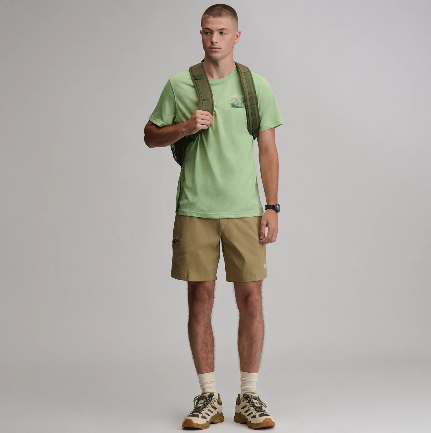Eddie Bauer Escape To Nature tricou barbati verde