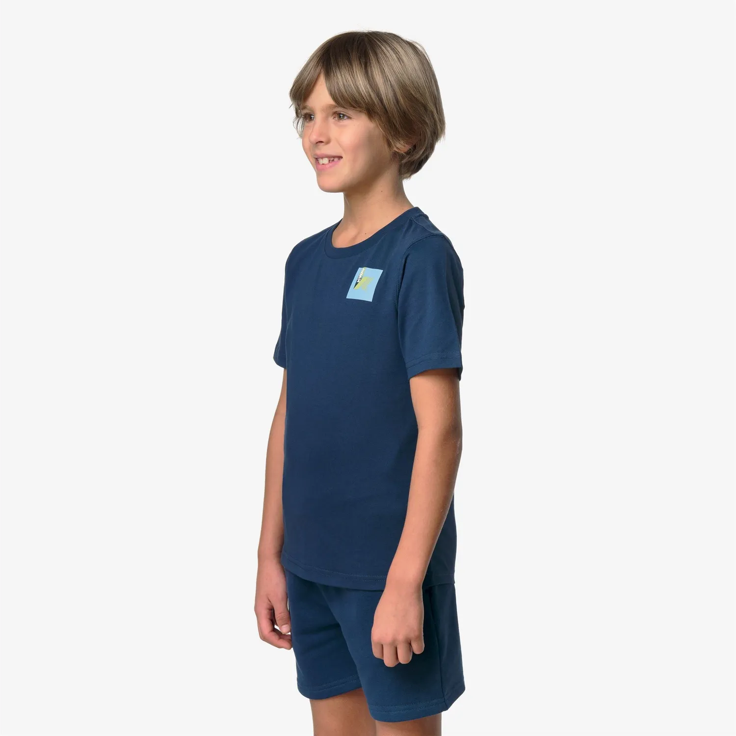 K-Way Leonide tricou copii albastru bumbac