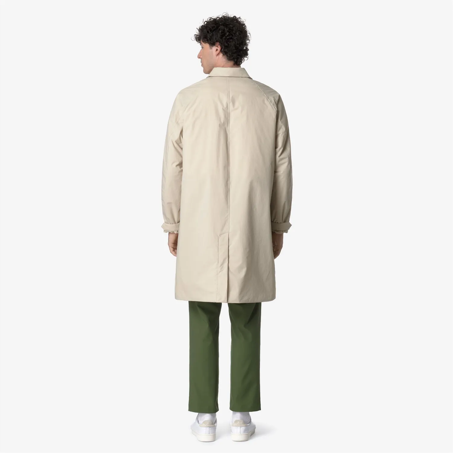 K-Way Montague Warm Ottoman palton bej gri