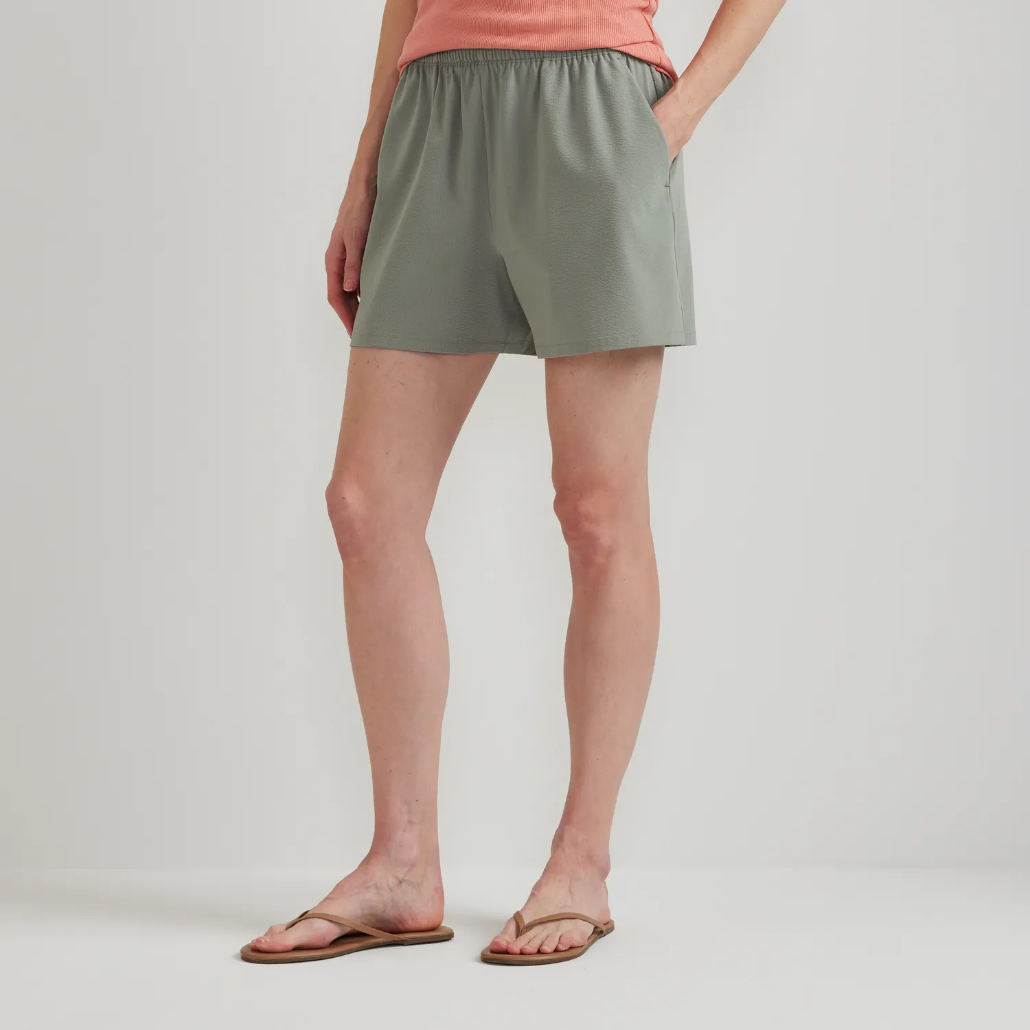 Eddie Bauer Rio Textured shorts damă negri