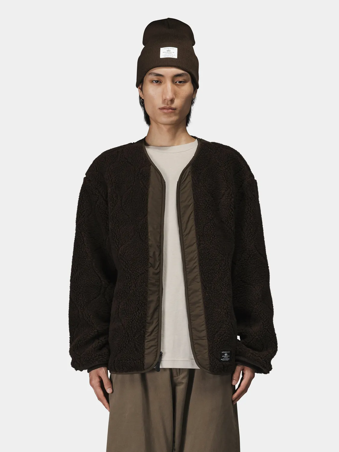 Alpha Industries M-65 Liner geaca reversibila espresso