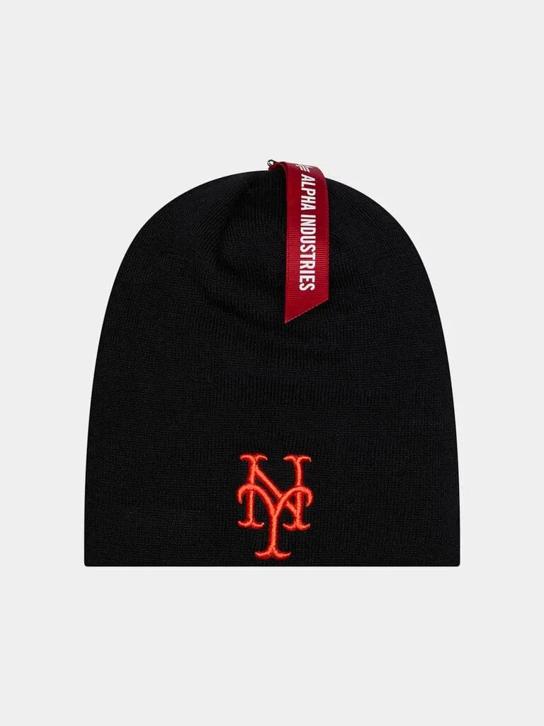 Alpha Industries New York Mets x New Era caciula neagra lana merinos