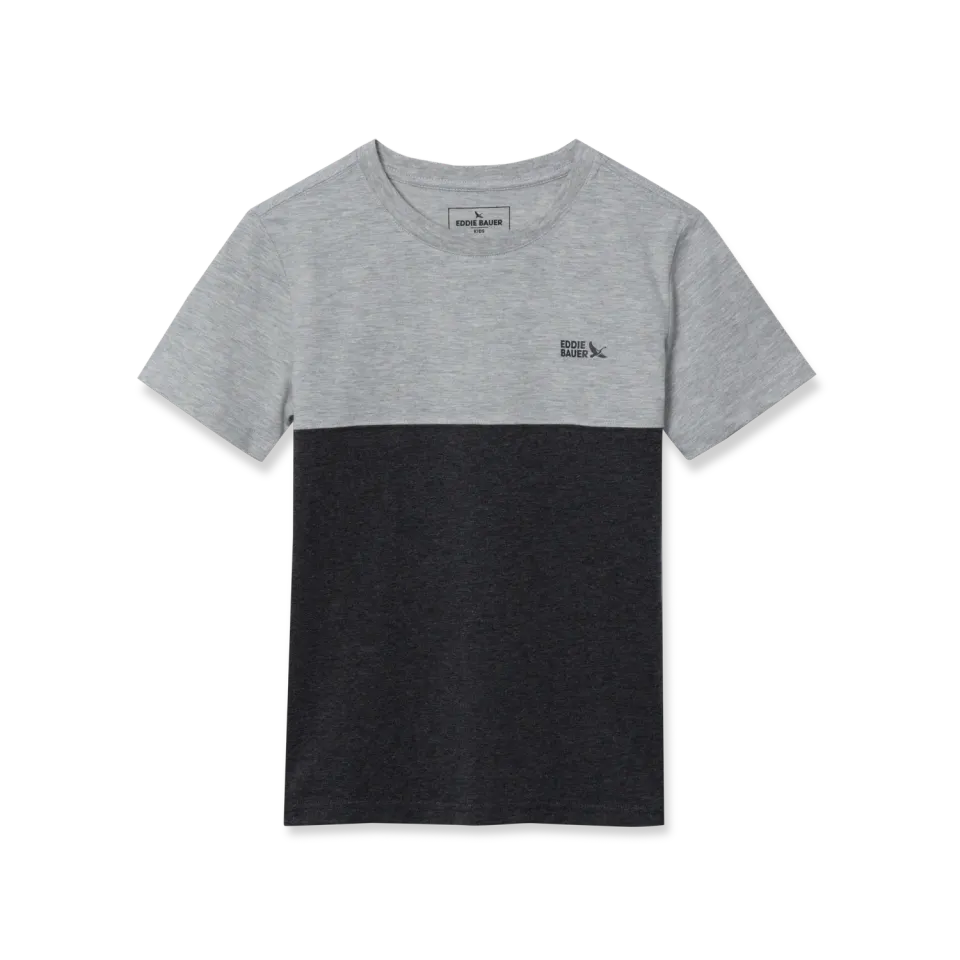 Eddie Bauer Colorblock tricou baieti bleumarin bumbac