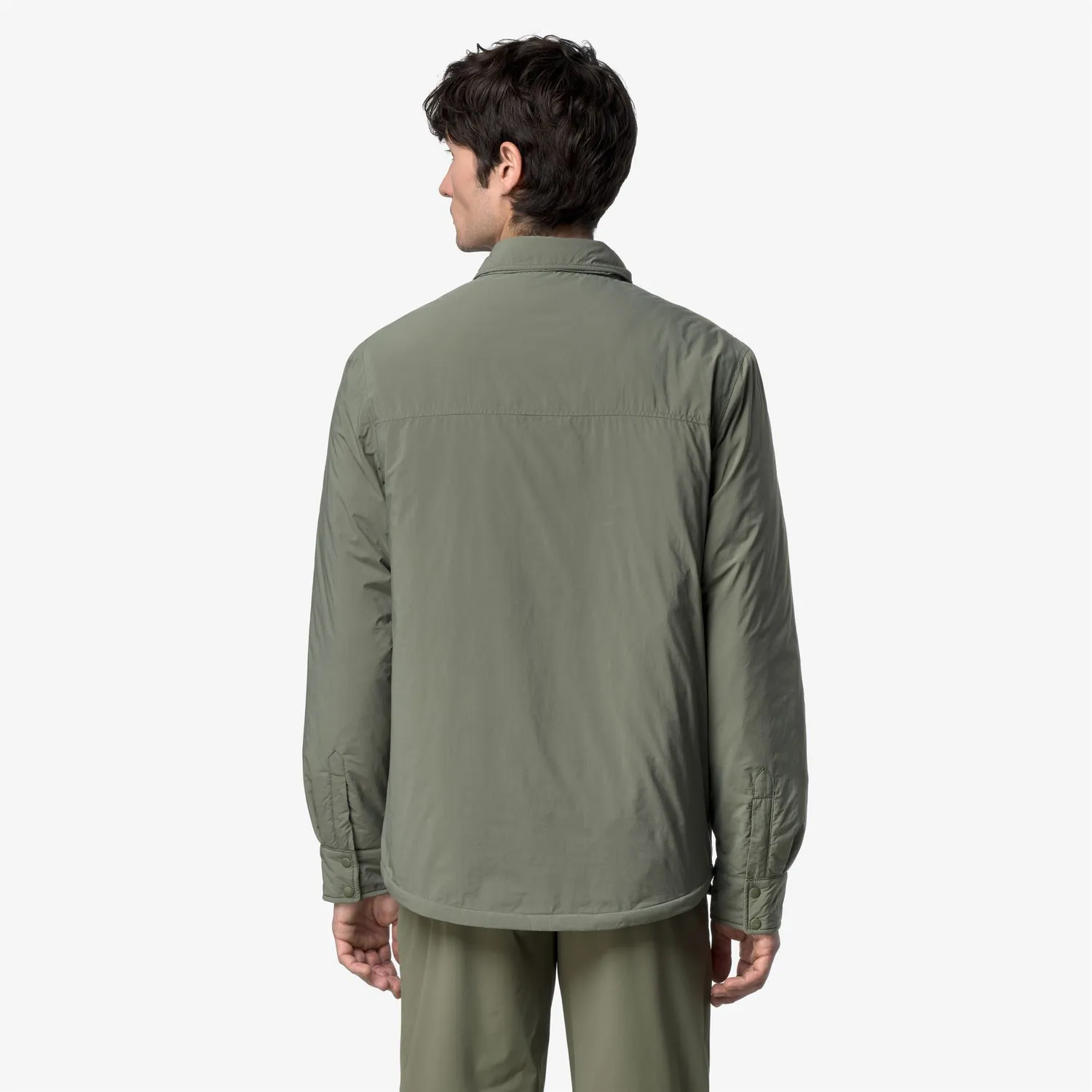 K-Way Umbert Plain Warm geaca barbati verde Lichen matlasata