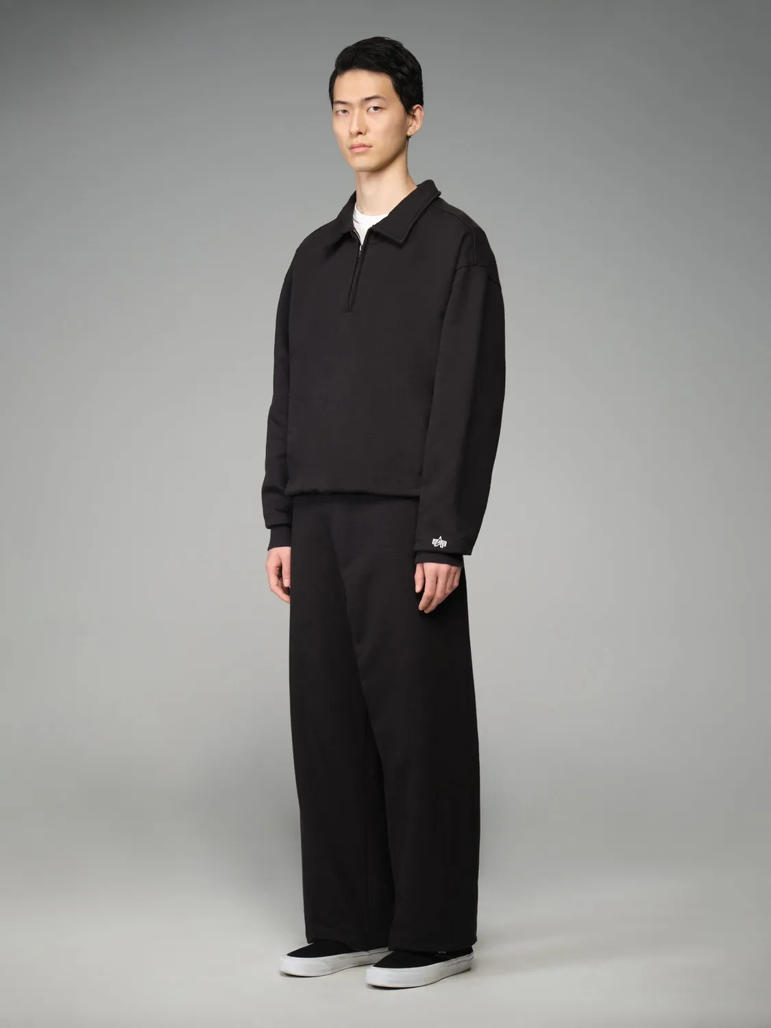Essentials Essential pantaloni de trening negri bumbac
