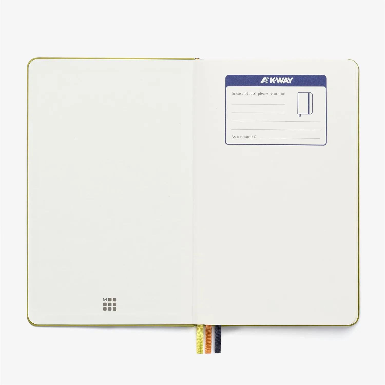 K-Way K31465W Moleskine caiet Green Moss 240 pagini