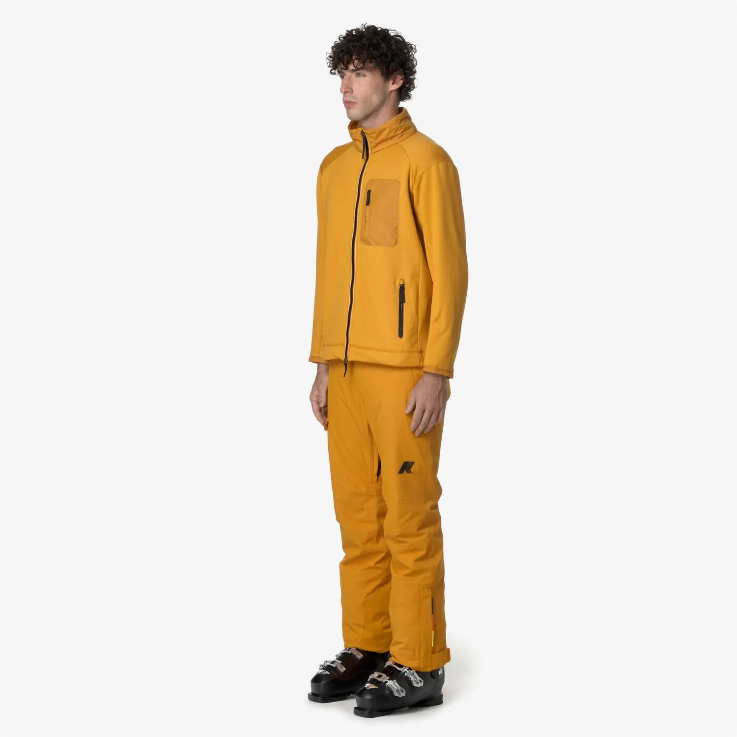 K-Way Avrieux pantaloni schi galben inca