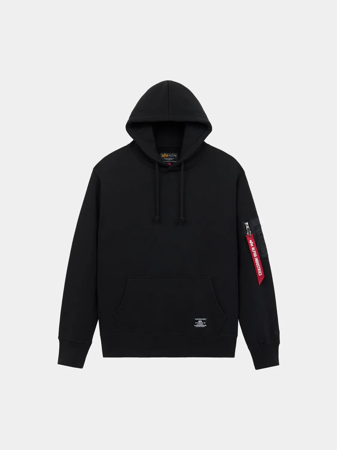 Alpha Industries Utility Pocket hanorac negru bumbac
