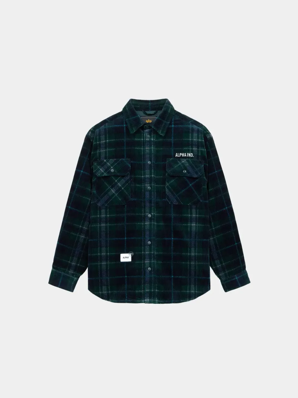 UNFRM Flannel camasa barbati verde maslinie flanel