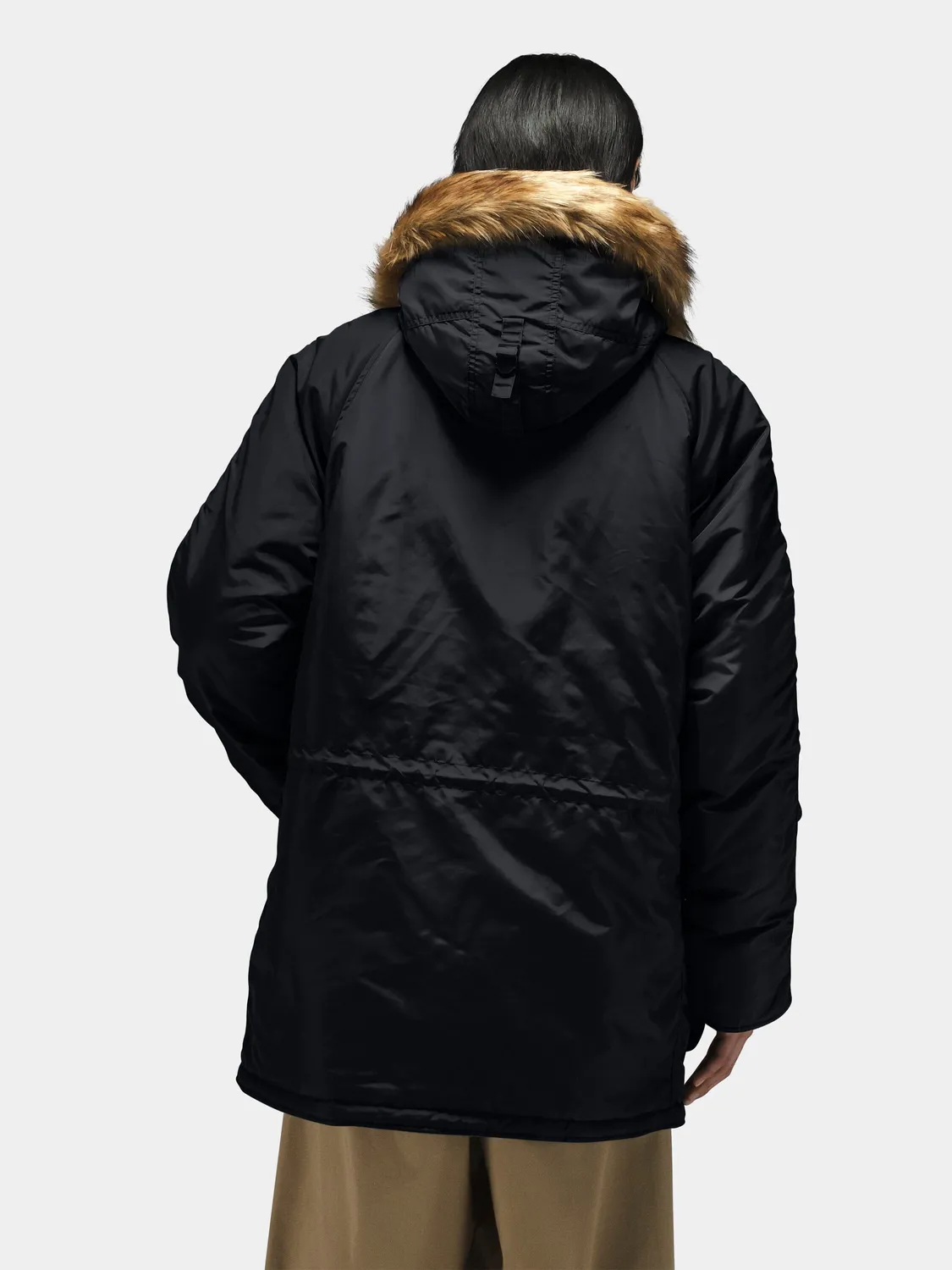 Alpha Industries N-3B Oxford parka verde extrem călduros
