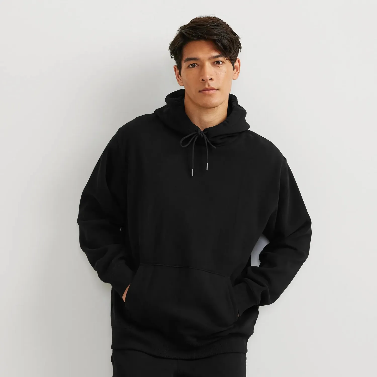 Eddie Bauer Vintage Soft hanorac barbati negru gros