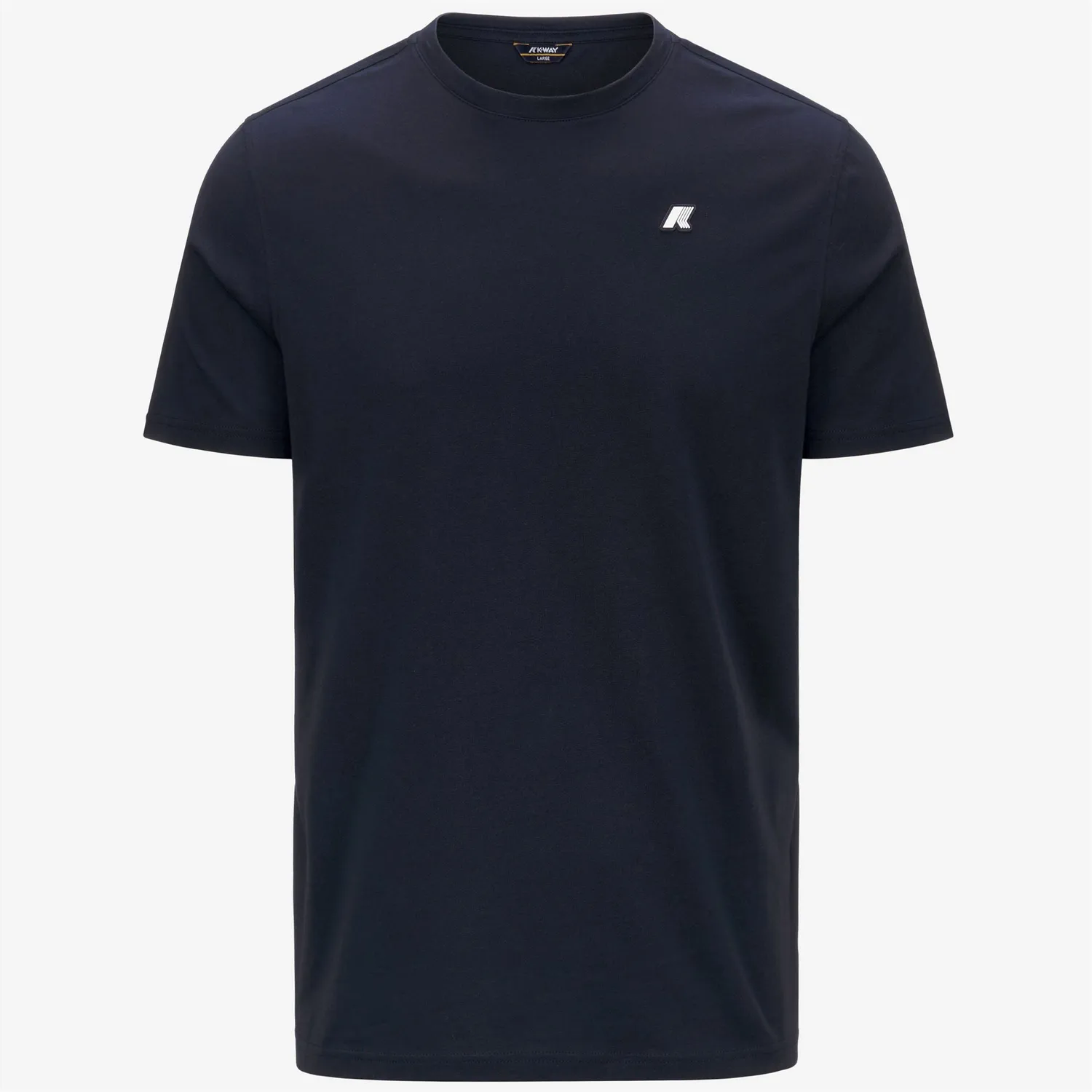 K-Way Odom Jersey Slim tricou barbati albastru bumbac