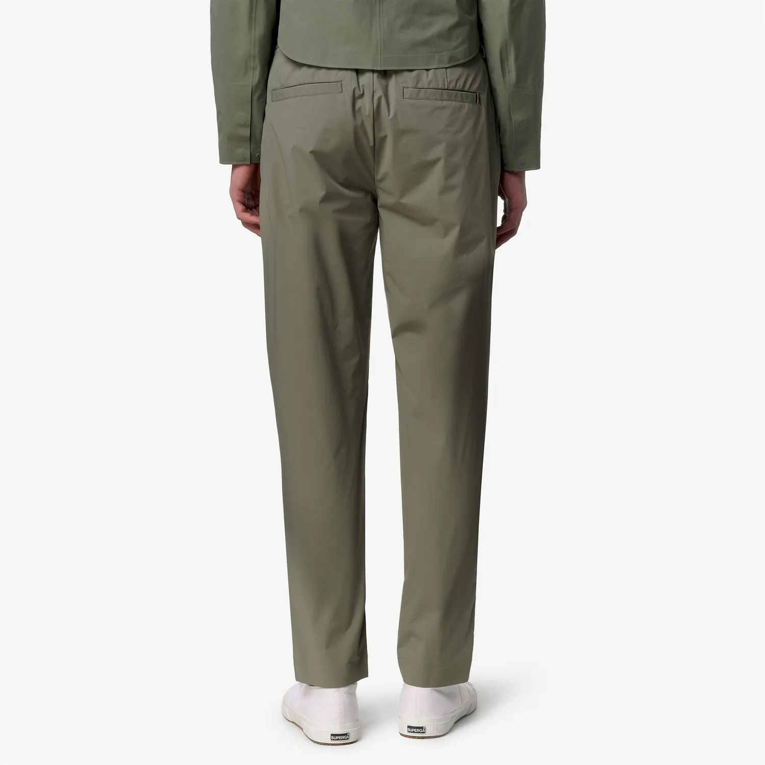 K-Way Ailty Light Tech pantaloni barbati verzi usori