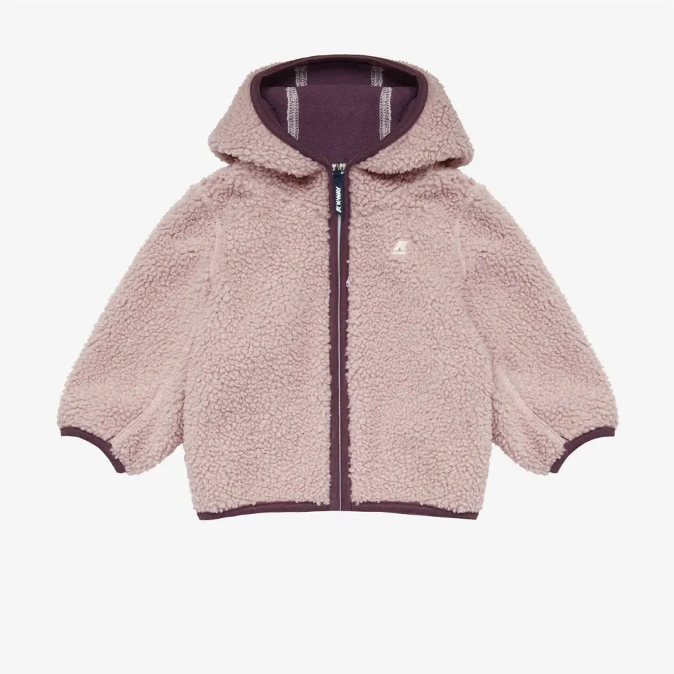 K-Way Janne Polar geacă polar copii roz violet