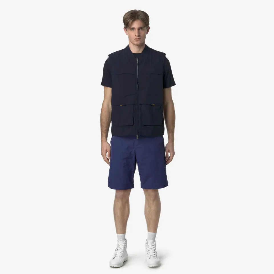 K-Way Cebar Cotton Like bermude albastru regular