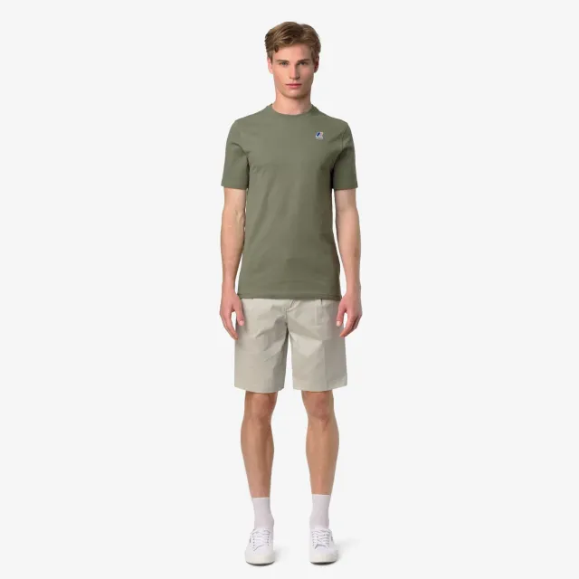 K-Way Odom tricou bărbați verde bumbac 180g