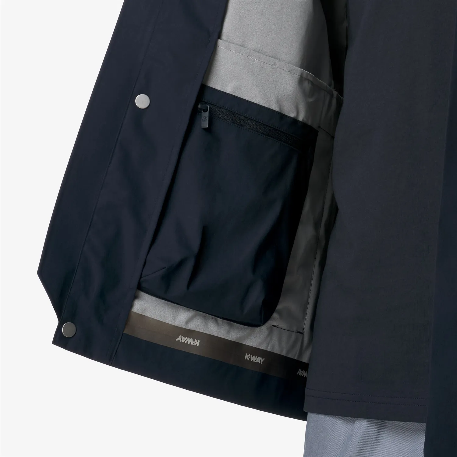 K-Way Orion 3L Poplin K7127UW geaca albastra scurta
