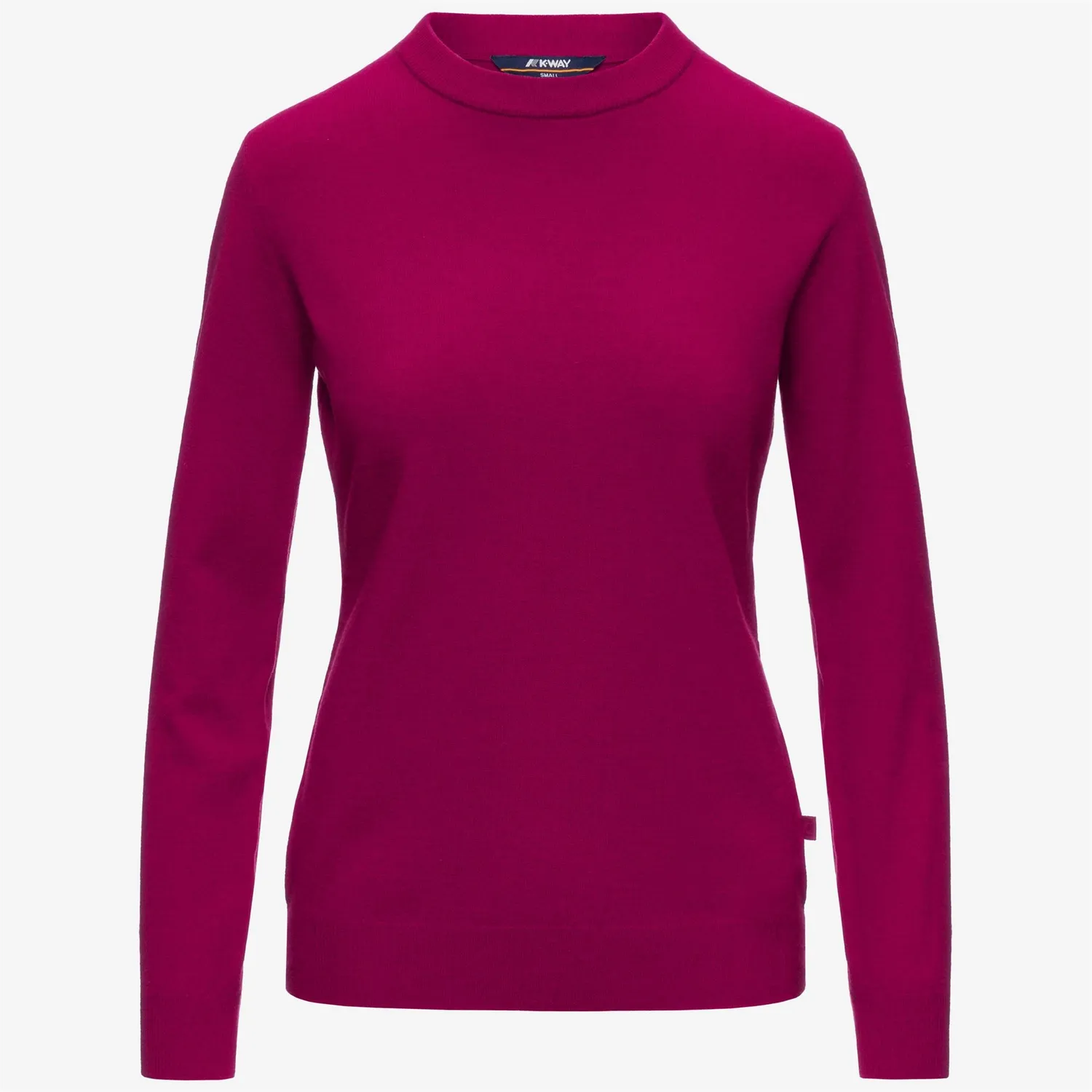 K-Way Atiba pulover damă fuchsia lână merinos