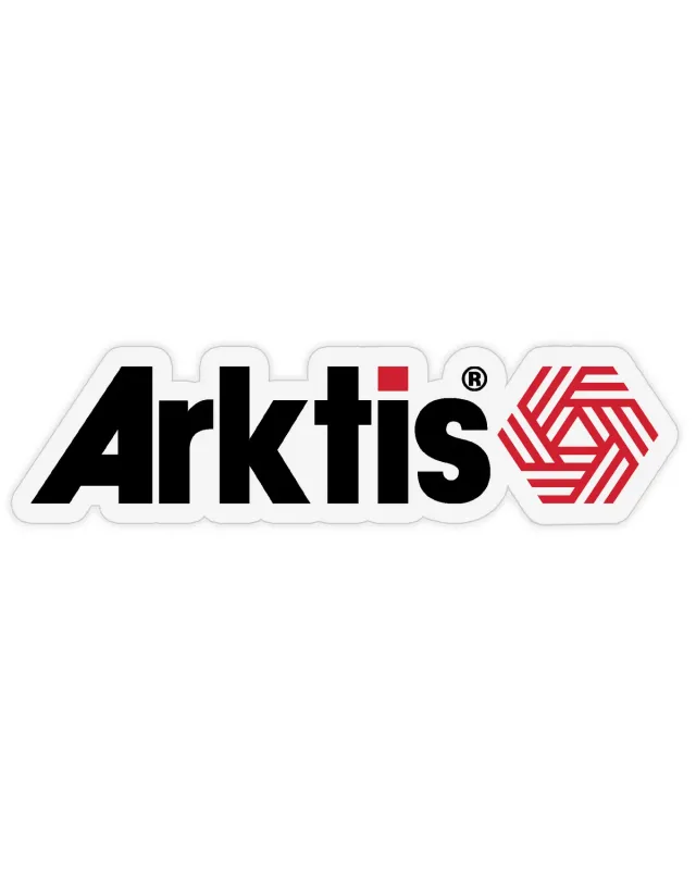 Arktis Logo sticker auto transparent 8cm rezistent apa