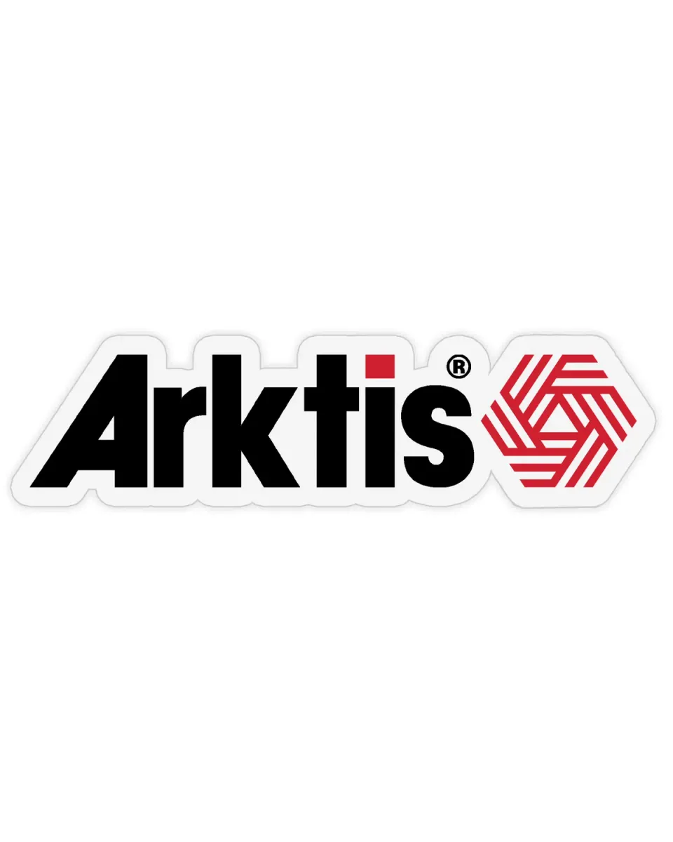 Arktis Logo sticker auto transparent 8cm rezistent apa