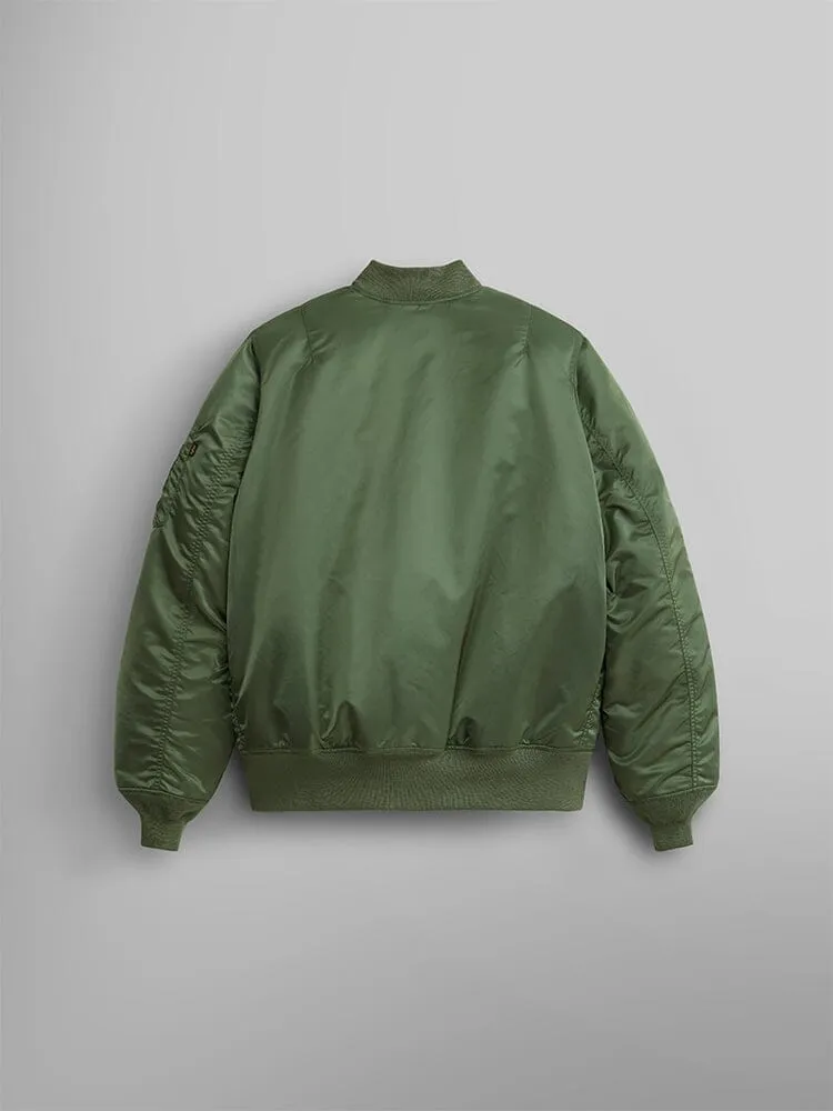 Alpha Industries MA-1 Mod Bomber geacă verde sage nailon