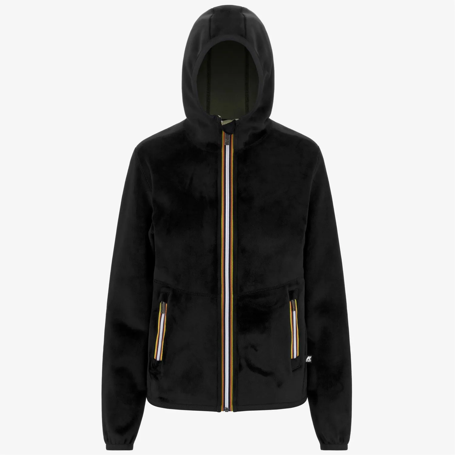 K-Way Lily Velour Polar fleece dama neagra reversibila