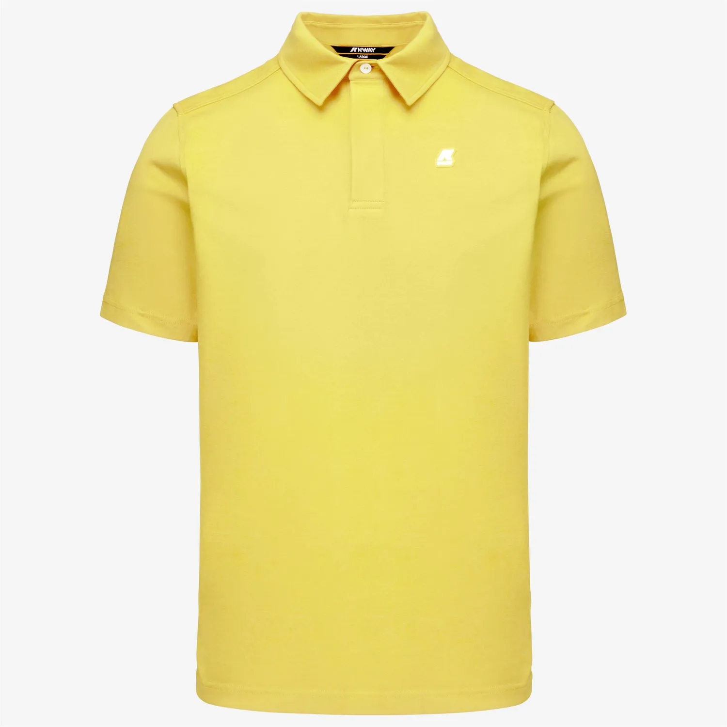 K-Way Vincelle polo bărbați galben Sunstruck elastic