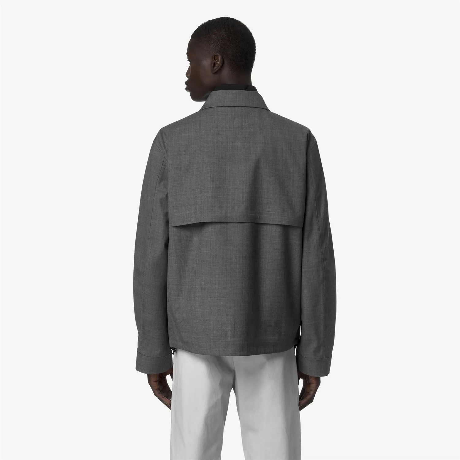 K-Way Louir 3L Wool geaca barbati scurta impermeabila