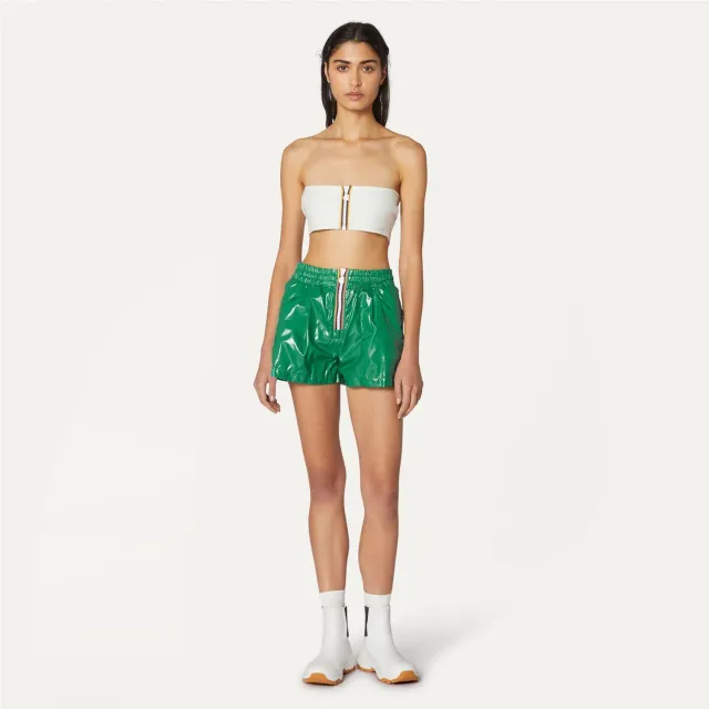 K-Way Shoelle Light Glass Ripstop shorts dama verzi