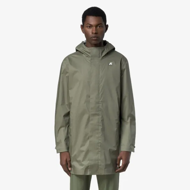 K-Way Tommy Cotton 3Layers geaca barbati verde 3/4