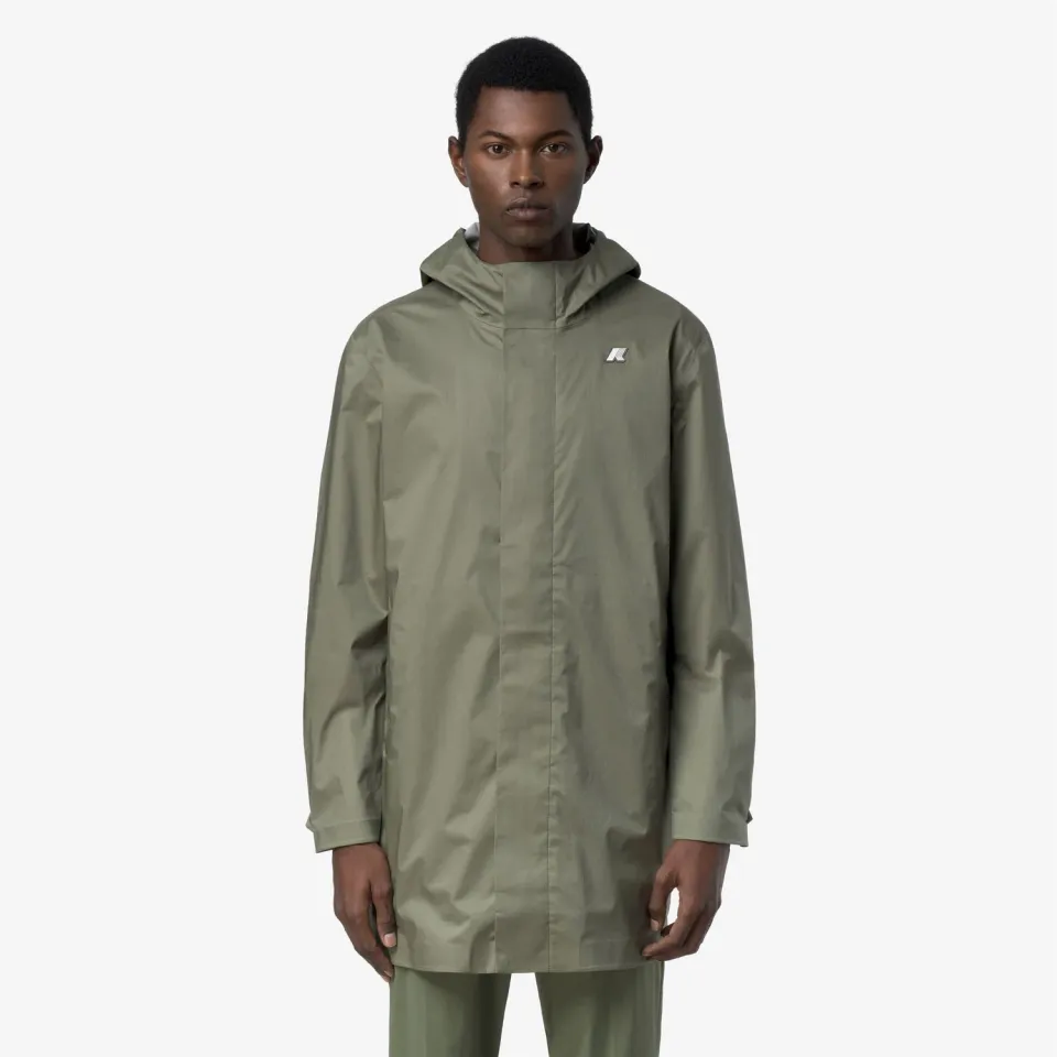 K-Way Tommy Cotton 3Layers geaca barbati verde 3/4