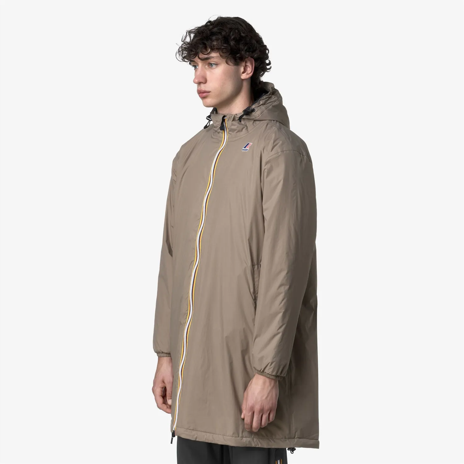 K-Way Le Vrai 4.0 Eiffel East Warm palton bej taupe impermeabil