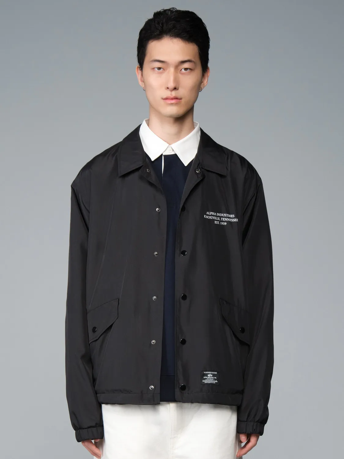 Alpha Industries Hampton Relaxed Fit Coaches Dragon geaca neagra