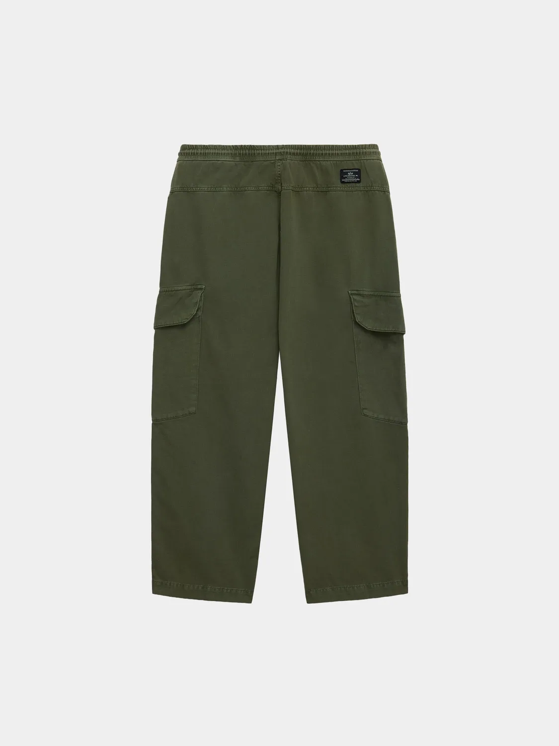 Alpha Industries Cargo Cotton pantaloni Black bumbac