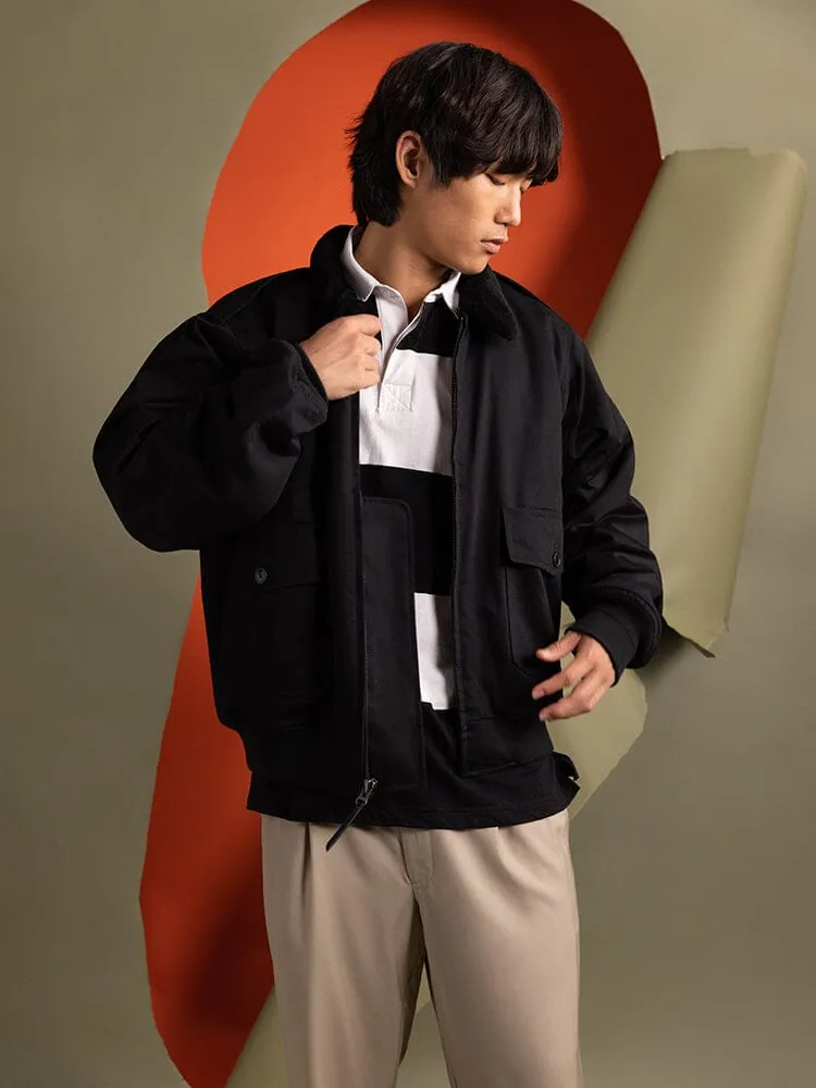 Alpha Industries B-10 1940s geaca bomber neagra