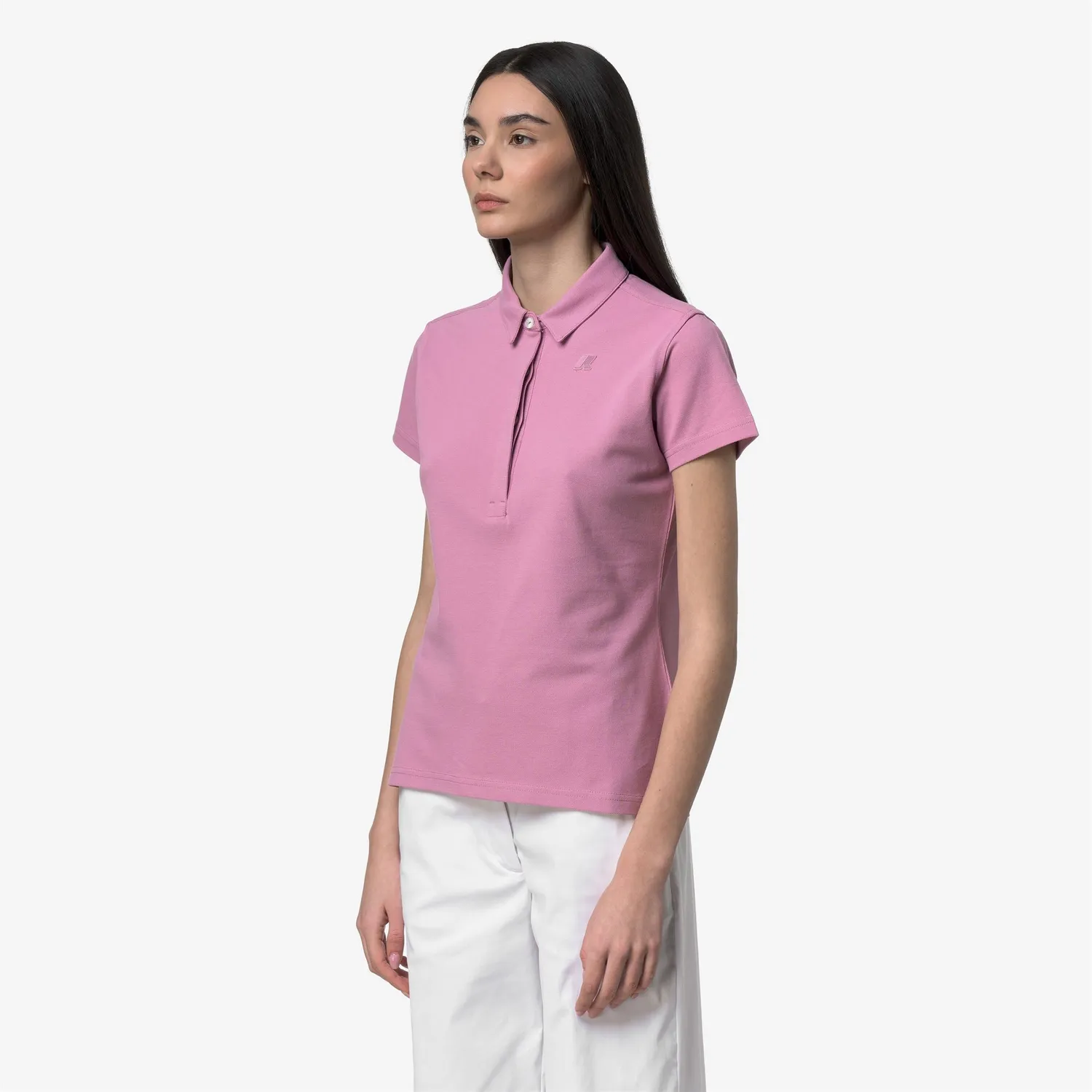K-Way Amedea Pique Slim polo violet glicine damă