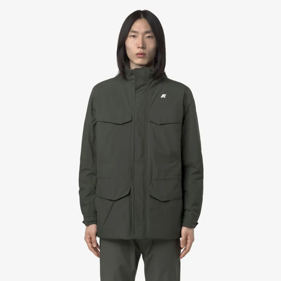 K-Way Manuel Warm Ottoman geaca barbati Green Blackish medie
