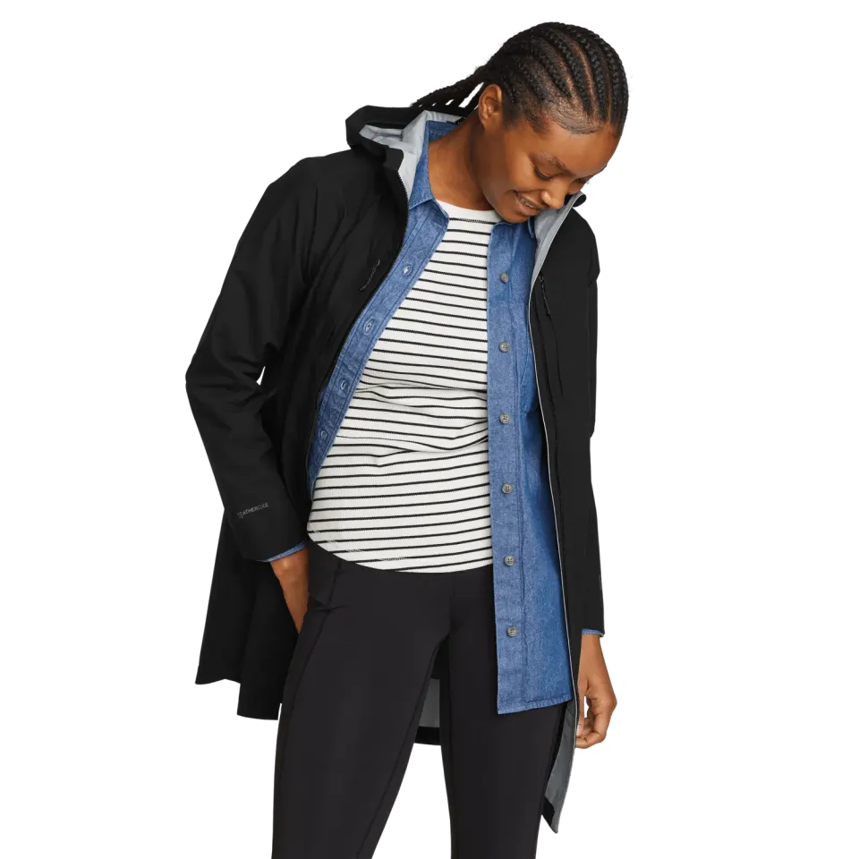 Eddie Bauer Oscillate 3L palton damă negru impermeabil