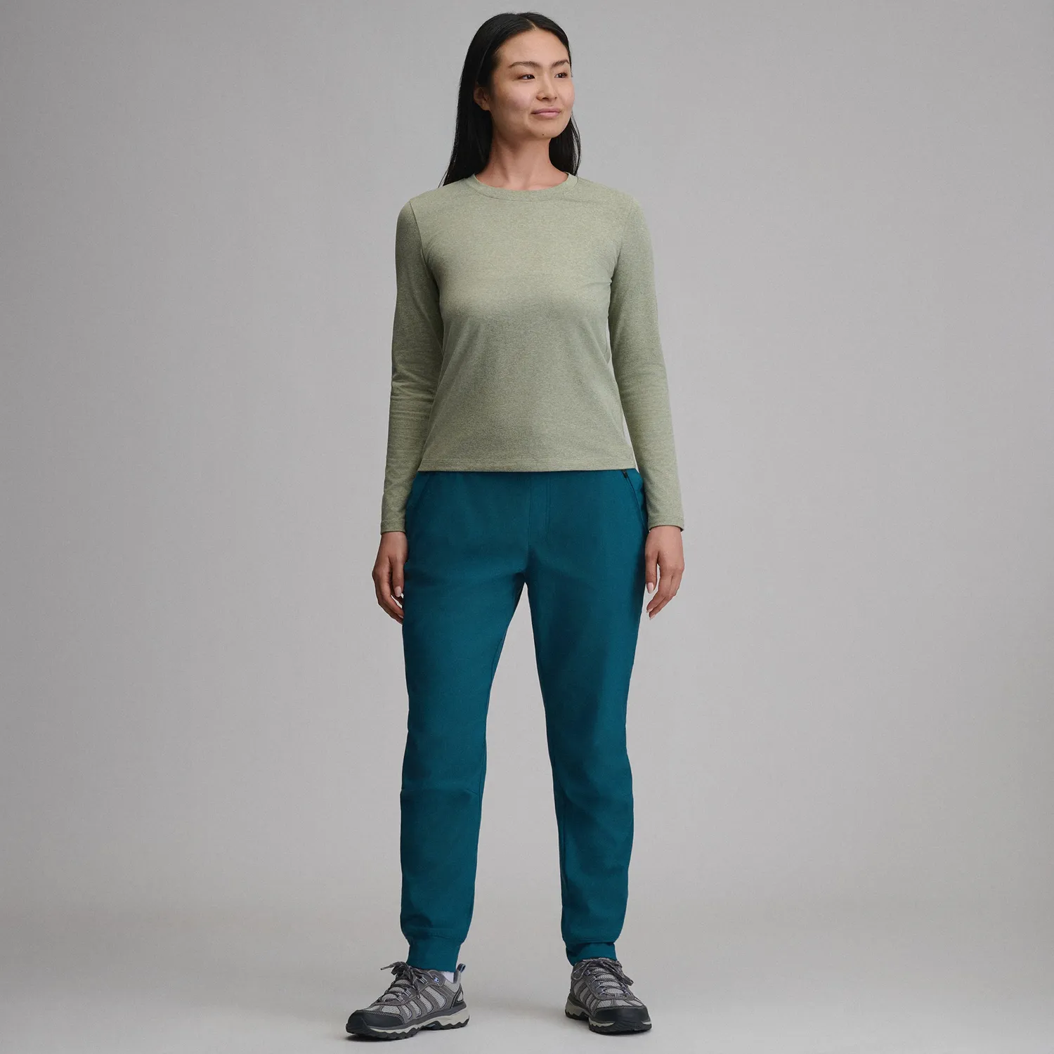 Eddie Bauer Rainier Jogger pantaloni Black fleece captuseala groasa
