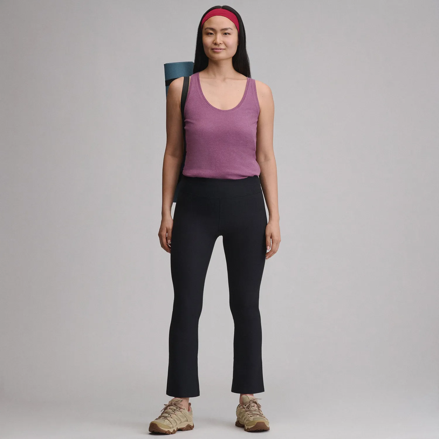 Eddie Bauer Train Ascent pantaloni dama evazati negri stretch