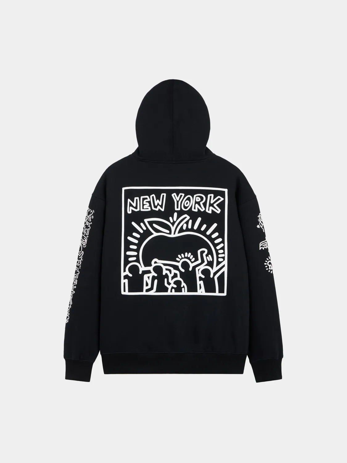 Keith Haring x Alpha New York hanorac grafic black