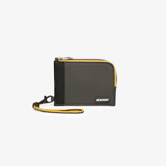 K-Way Villebonne portofel verde impermeabil 8,5x11,5cm