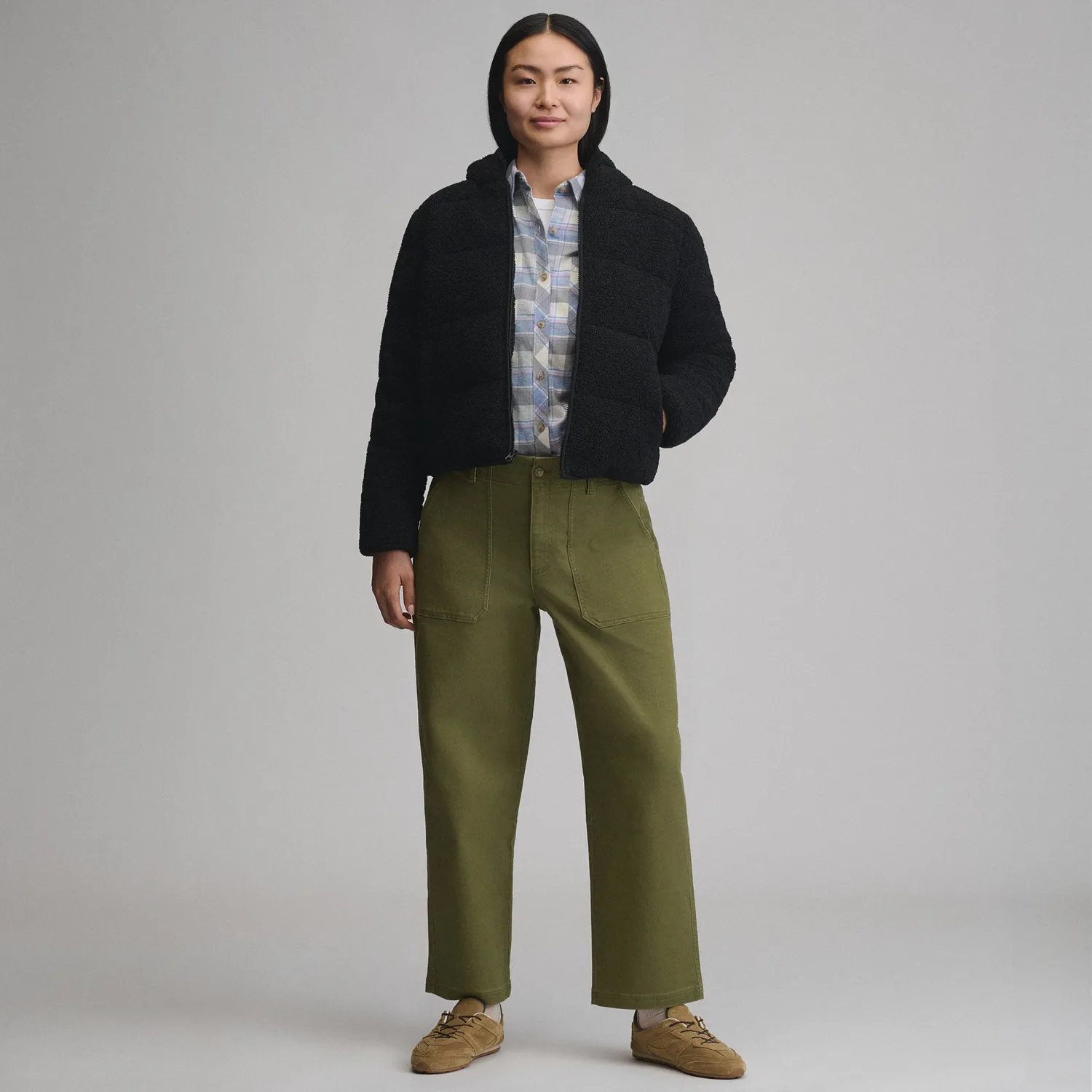 Eddie Bauer Plush Puff geaca dama neagra iarna