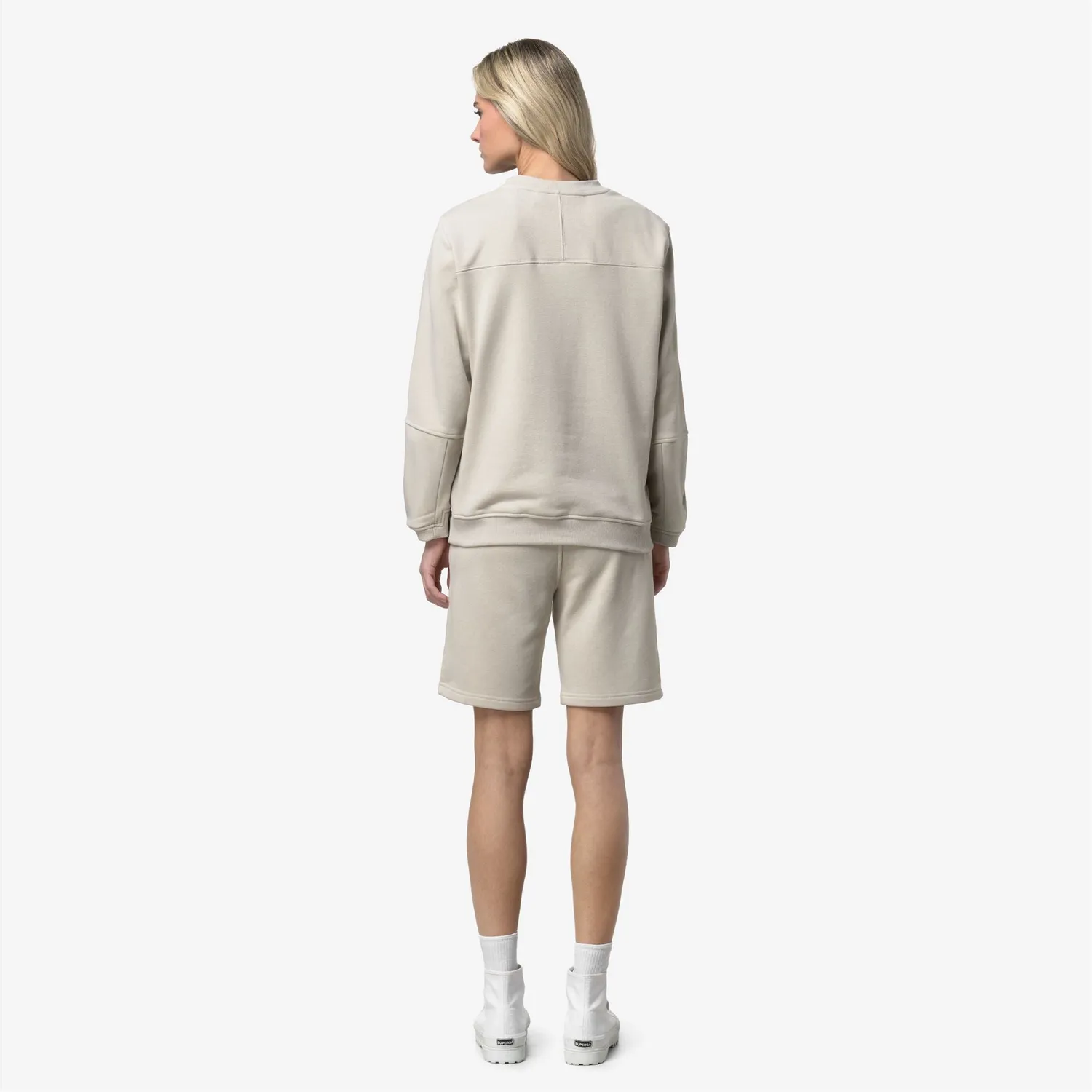 K-Way Nael hanorac bej deschis bumbac-polyester