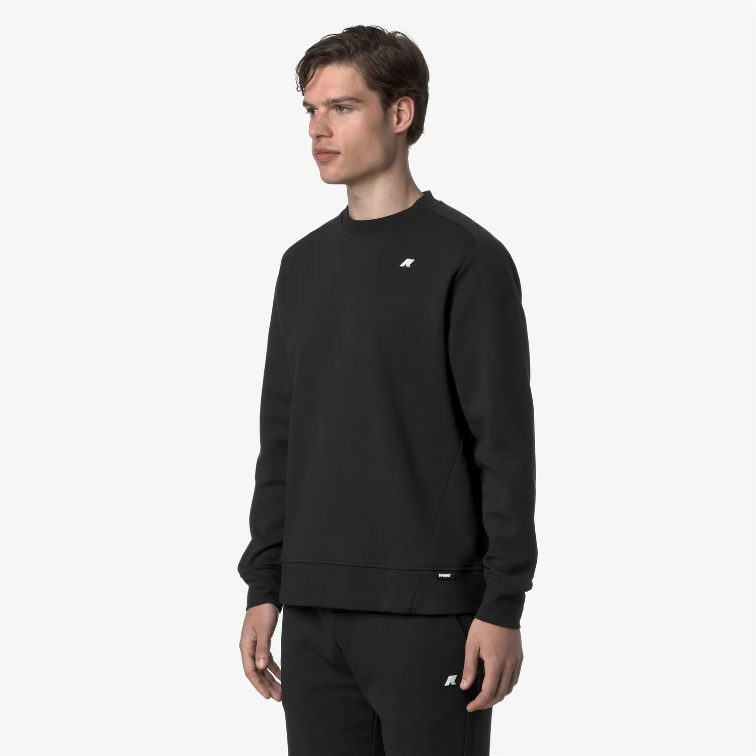 K-Way Medine K81368W hanorac bărbați negru interlock