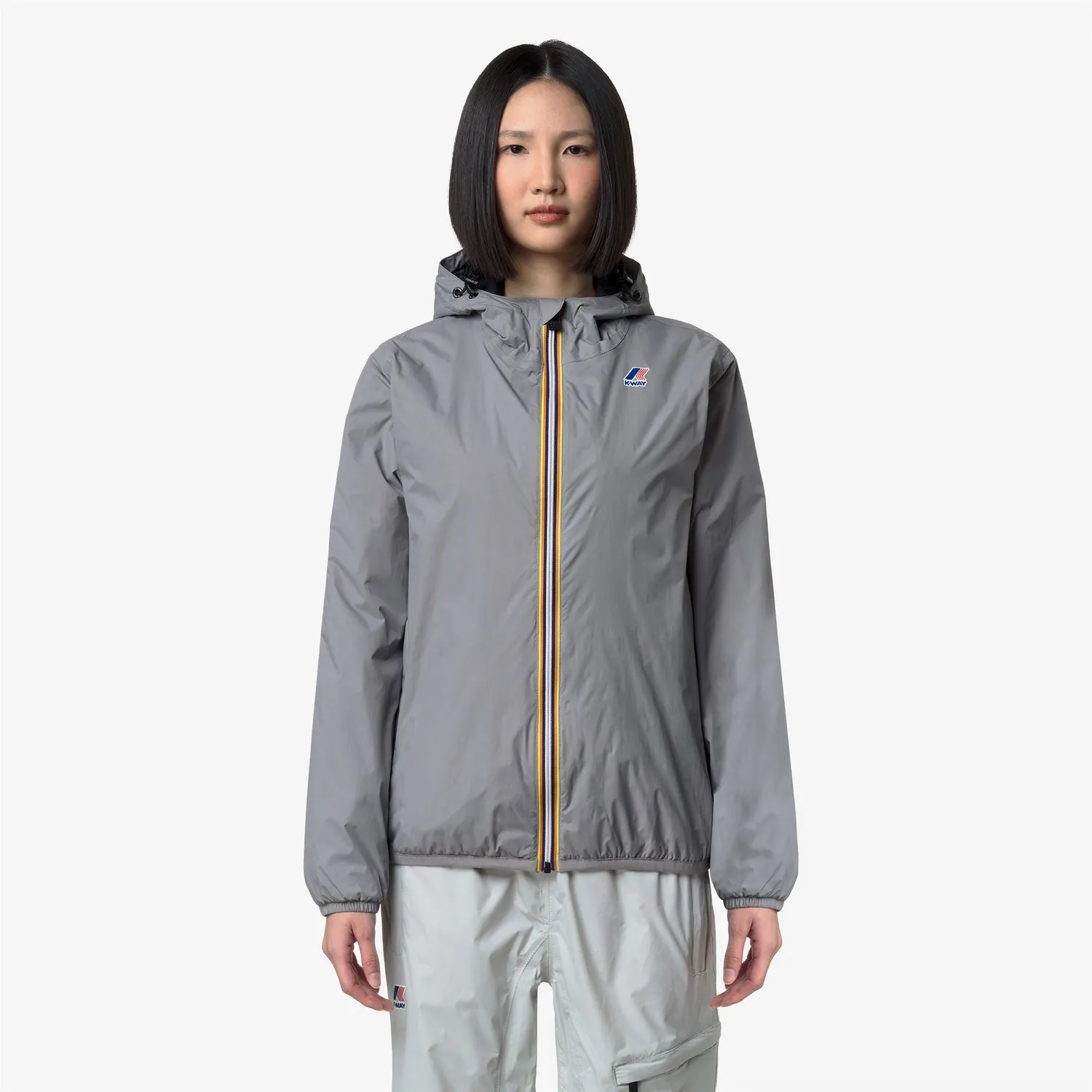 K-Way Le Vrai 4.0 Claude Warm geaca unisex gri impermeabila